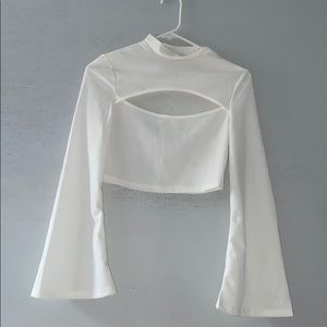 adorable long wide sleeve shirt!